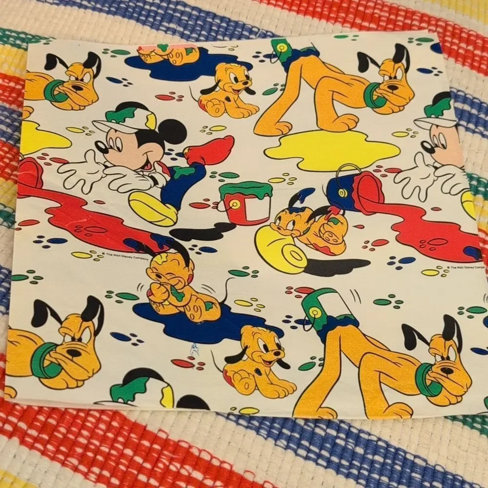 Disney Marvel Jim Hensen‎ vintage 80s 90s character wrapping paper lot